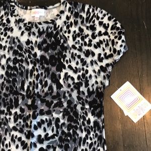 Lularoe Snow Leopard Maria Dress
